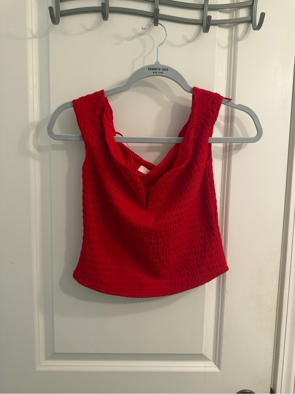 NWOT Red ASTR The Label Sweetheart Neckline Top